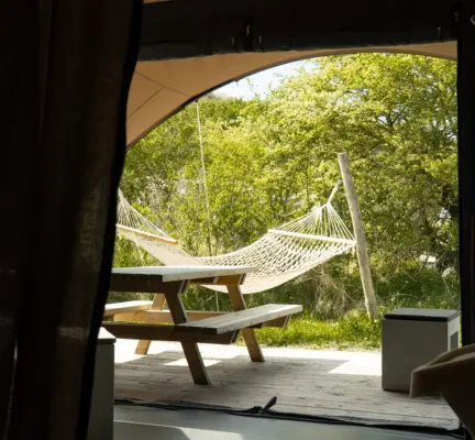 De Waard tent uitzicht