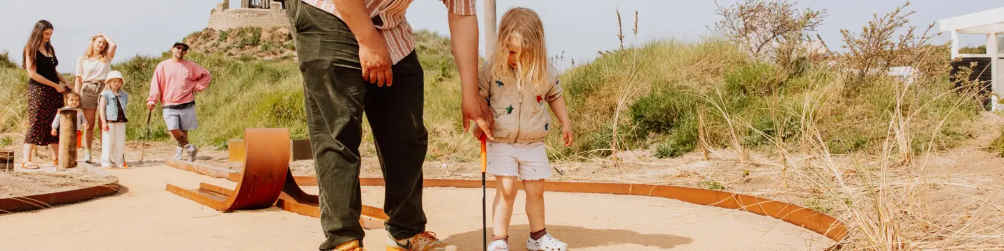 Dunegolf tiny toddler camp