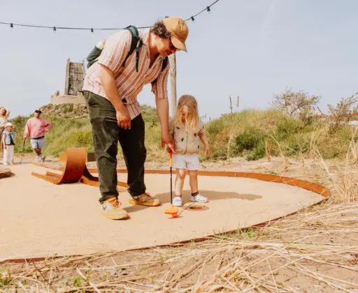 Dunegolf tiny toddler camp